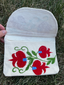 Red Vine Embroidered Pouch