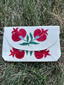 Large Silk Embroidered Pouch